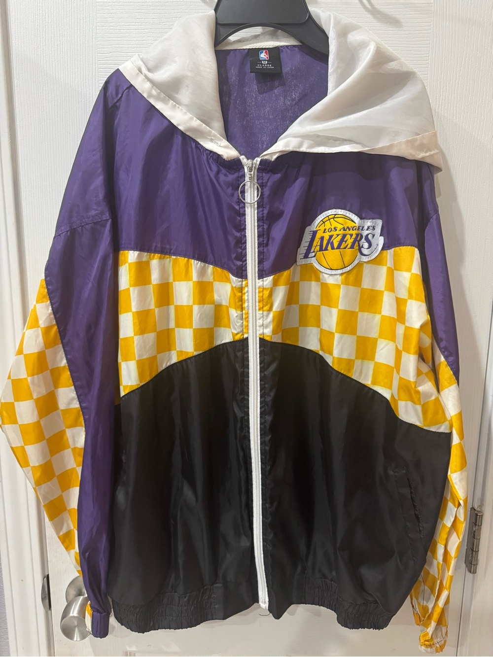 Women’s NBA Lakers Vintage Style Windbreaker Jacket